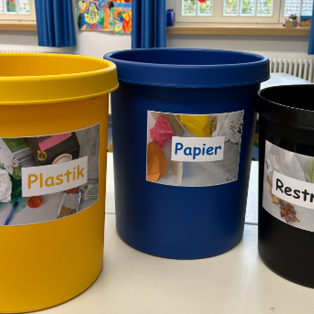 „Mülltrennungs-Projekt“ der Klasse 4a