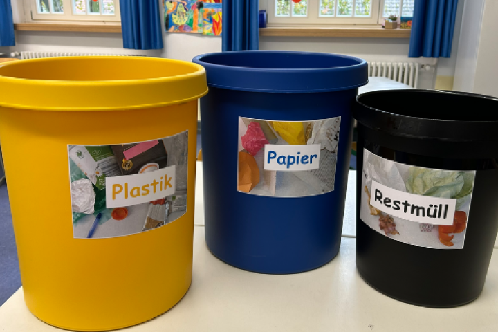 „Mülltrennungs-Projekt“ der Klasse 4a